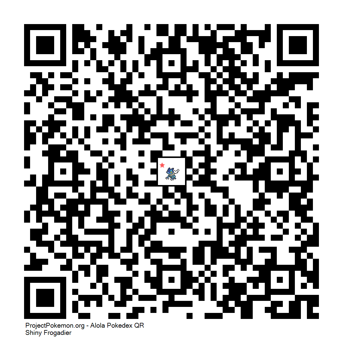 Cdigo QR de Frogadier variocolor